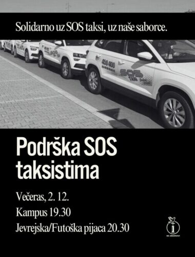 Podrška SOS taksistima
