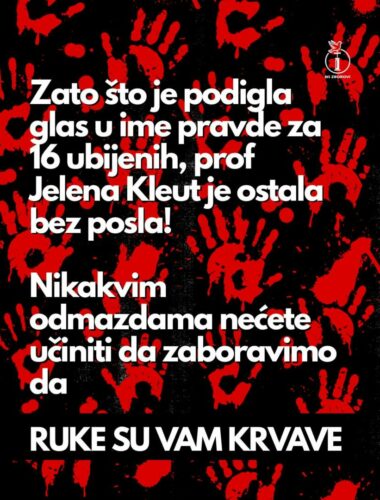 Ruke su vam još krvavije!