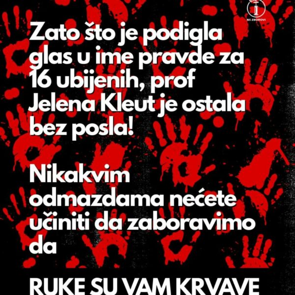 Ruke su vam još krvavije!