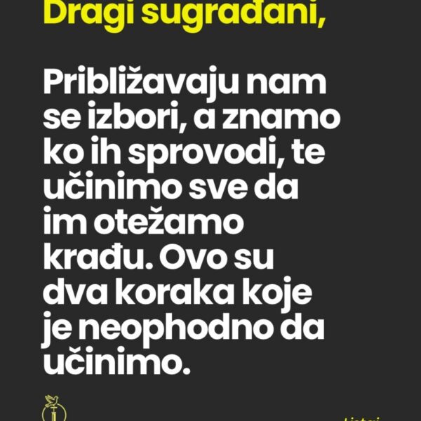 Učinimo sve da im otežamo krađu.