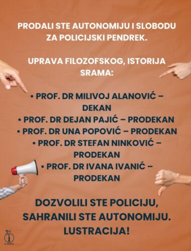 Sahranili ste autonomiju Univerziteta