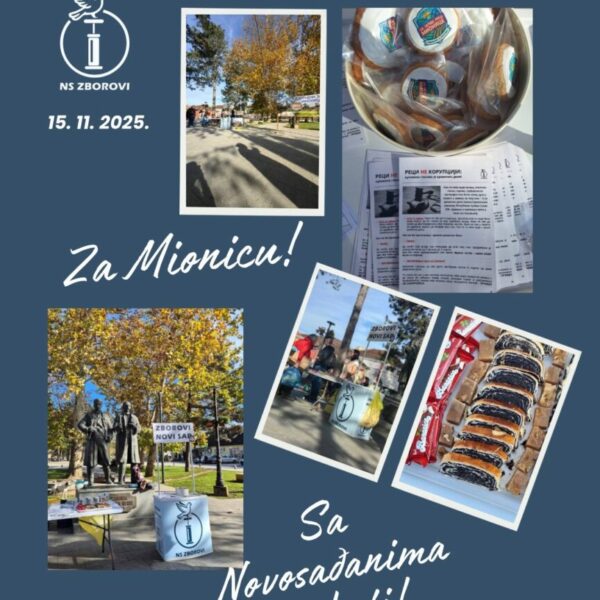 NS zborovi danas posetili Mionicu!