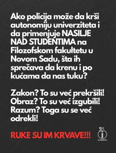 NASILJE NAD STUDENTIMA