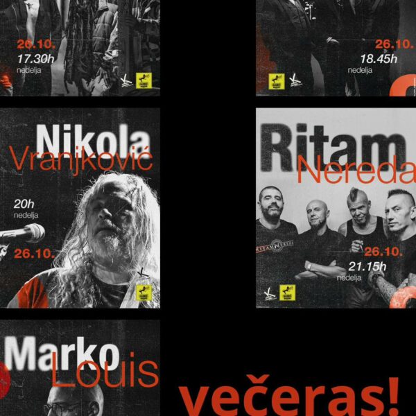 Lineup koji se ne propušta zbog kiše! 🧡