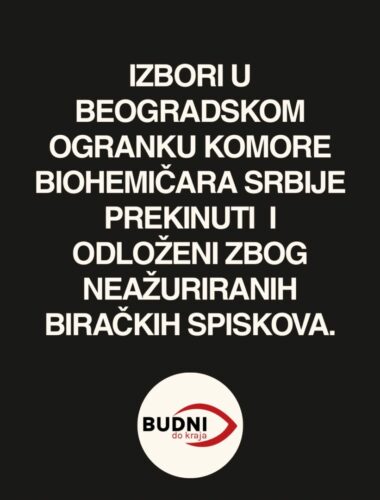 Obaveštavamo javnost