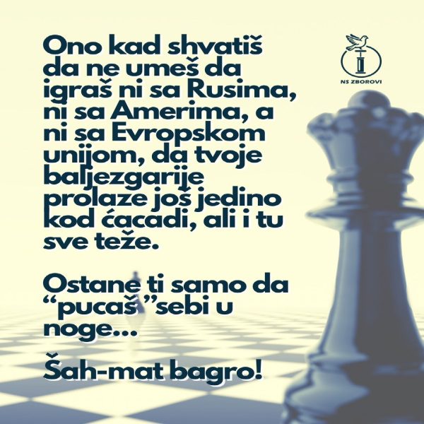 Šahmat bagro!