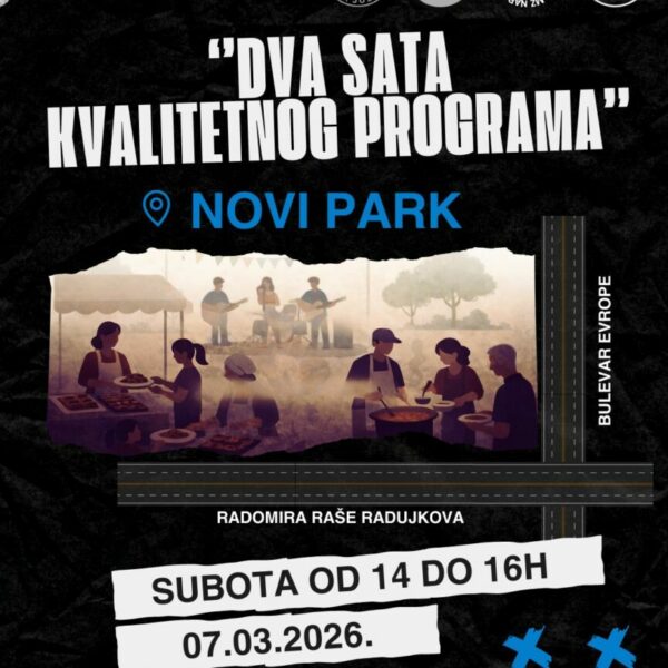 U SUBOTU SVI U NOVI PARK!